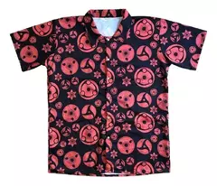 Camisa Sublimada Naruto Sharingan - Puro Friki