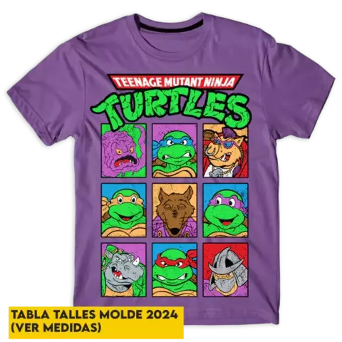 Remera Tortugas Ninjas - Violeta