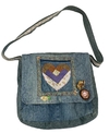 bolsa de ombro jeans