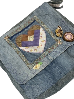bolsa de ombro jeans na internet