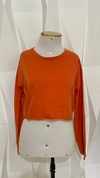 blusa manga longa laranja