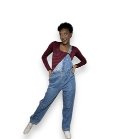macacão jeans