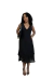 slip dress black