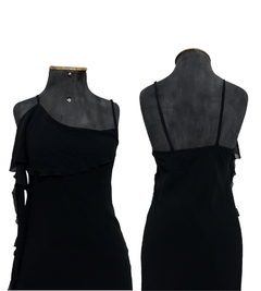Slip dress y2k black (P) - comprar online