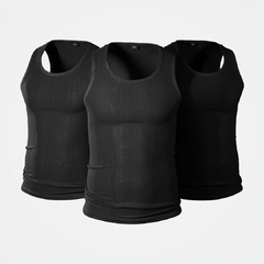 Pack x3 musculosas NEGRAS - comprar online