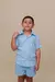 Camisa de Botão Infantil Menino Gola Italiana na internet