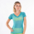 BLUSA TULE GOLA V VERDE