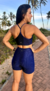 SHORT AMARILIS AZUL MARINHO - TRYIT BRAZIL