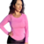 BLUSA UV SLIM MANGA LONGA ROSA