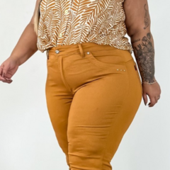 Calça capri caramelo - comprar online