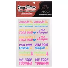 User Tatuagem Sexy Shop Temporária. Cartela. na internet