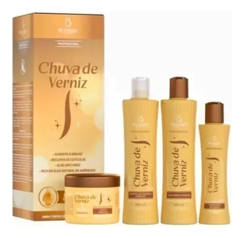 Kit Capilar Profissional Chuva De Verniz - Bio Instinto