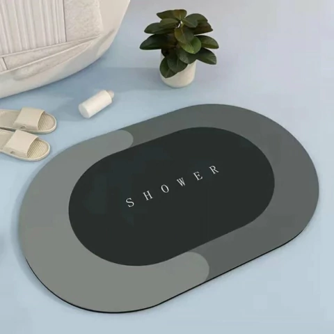 Tapete de Banheiro Antiderrapante Super Absorvente HOME Design Moderno