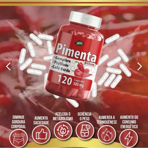 Pimenta 120 capsulas Nutrilife