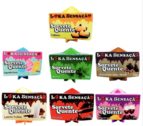 Vela comestivel -Sorvete Quente. Loka sensacao