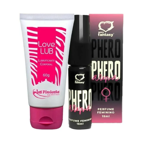 Kit Encanto e Deslize – Phero Aroma + Love Lub