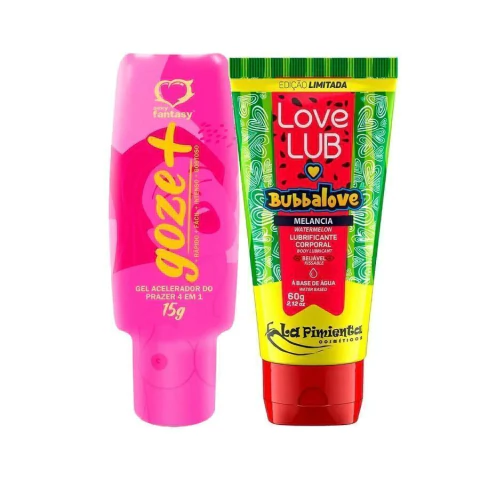 Kit Explosão de Prazer – Gozet+ & Bubbalove