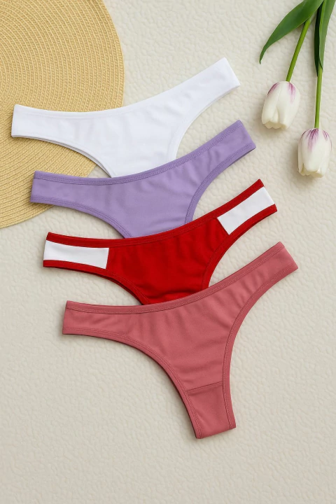 Kit 10 Calcinhas Harmonia Nude & Color