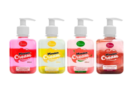 Mousse Cream Gel Corpo E Virilha 250Ml Extase