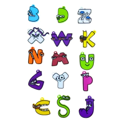 LLaveros Alphabet LORE x 10 un - Pignus Arg