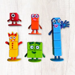 Numberblocks 1 a 5 encastrables