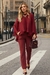 BLUSA CREPE VERMELHO CARMÉNÈRE CHLOE - loja online