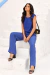 CALÇA RETA VISCOSE AZUL MARINHO AMÉLIA na internet