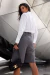 CAMISA CROPPED TRICOLINE OFF WHITE LORENA na internet