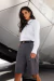 CAMISA CROPPED TRICOLINE OFF WHITE LORENA
