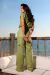 BLUSA SEM MANGAS VISCOSE ACETINADA VERDE PISTACHE ARI - loja online