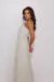 VESTIDO LONGO BORDADOS DOURADOS VISCOSE OFF WHITE KATE na internet