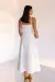 VESTIDO MIDI ALONGADO BORDADO ALGODÃO OFF WHITE MEGHAN - comprar online