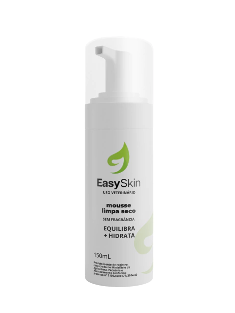 EasySkin Mousse Limpa Seco sem Fragrância 150 ml