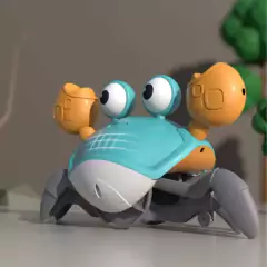 Caranguejo Interativo Com Música Para Pets – Brinquedo Inteligente Para Cães e Gatos!