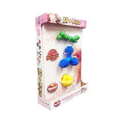 Brinquedo Mordedor de Borracha para Cães – Ajuda na Saúde Bucal com Diversão