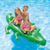 Inflable cocodrilo con manijas niños - ECLYPSE 