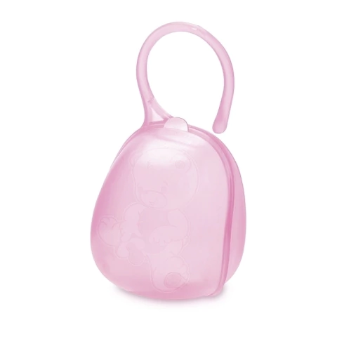 PORTA CHUP ADOLETA 881 TRANSLUCIDO ROSA BEBE