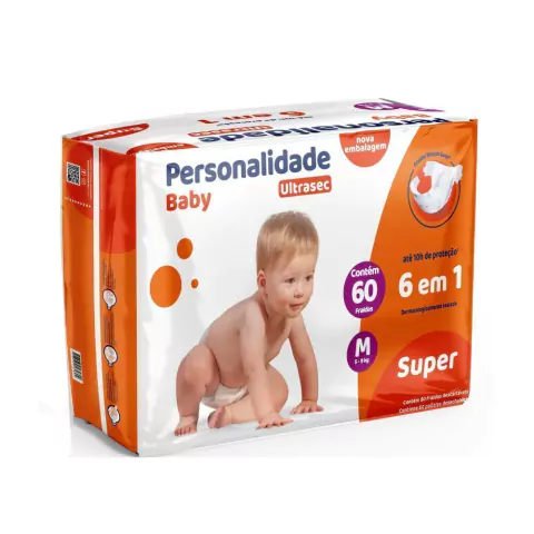 PERSONALIDADE BABY ULTRA SEC SUPER M 60UND