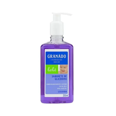 SABONETE LIQUIDO GRANADO GLICERINA LAVANDA 250ML