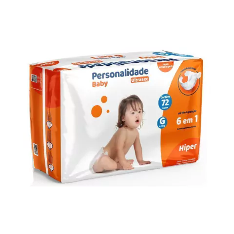 PERSONALIDADE BABY ULTRA SEC HIPER GDE C 72 UND