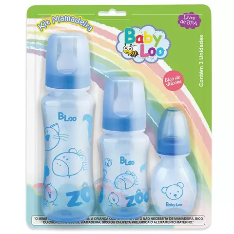 KIT MAMAD BABY LOO 181 CINTURADA AZUL