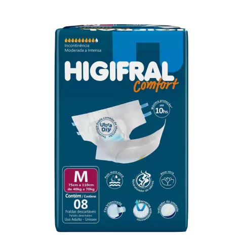 FR GERIATRICA HIGIFRAL CONFORT MED 08UND