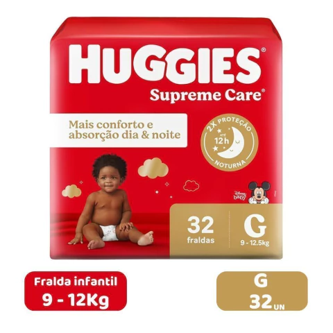 HUGGIES SUPREME CARE MEGA G 32UND