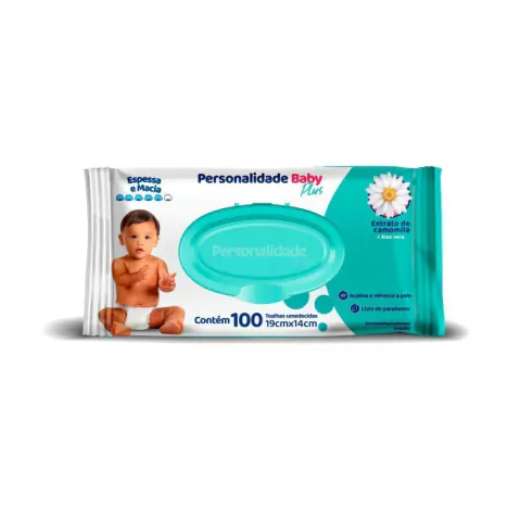 TOALHAS UMED PERSONALIDADE BABY PLUS 100UND