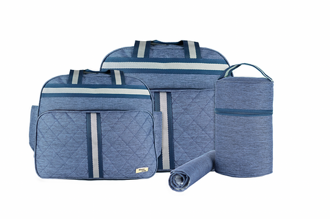 KIT DE BOLSAS MAVE BABY 1079/80 MESCLA 4PÇS