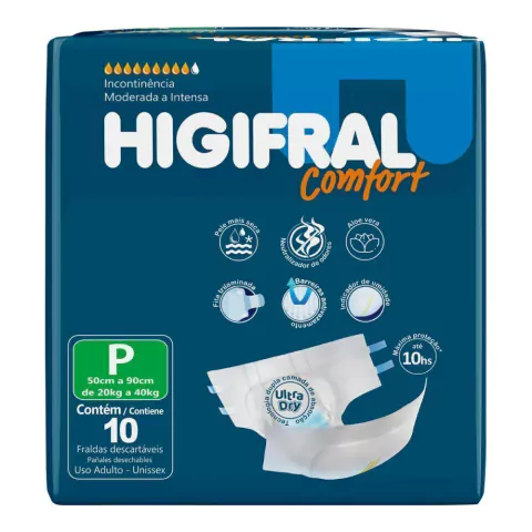 FR GERIATRICA HIGIFRAL CONFORT PEQ 10UND