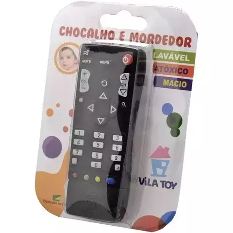 CHOCALHO VILA TOY 20011 CONTROLE PRETO