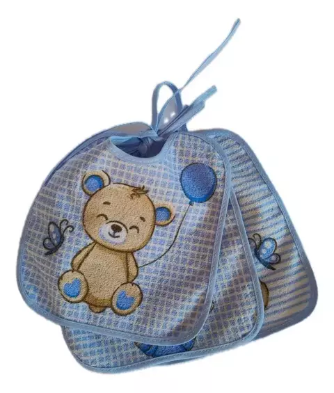 BABADOR INCOMFRAL BERCINHO 15023015 ESTAMPADO URSO BALOES COM 3