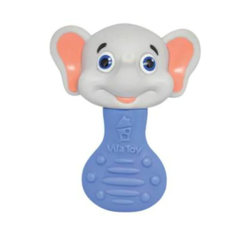 MORDEDOR E CHOCALHO VILATOY 100302 ELEFANTE AZUL