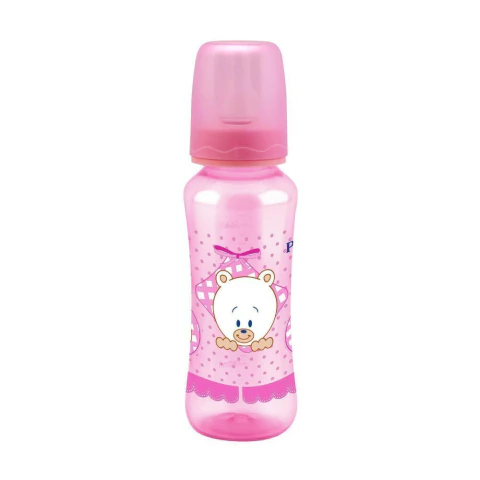 MAMADEIRA PETITA 7112 FILHOTES ROSA ORTO 240ML